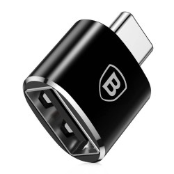 Adaptor Baseus CATOTG-01, USB-A la USB-C, Black