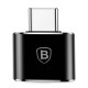 Adaptor Baseus CATOTG-01, USB-A la USB-C, Black Adaptor Baseus CATOTG-01, USB-A la USB-C, Black (Bakr, CATOTG-01) by www.silkase.ro