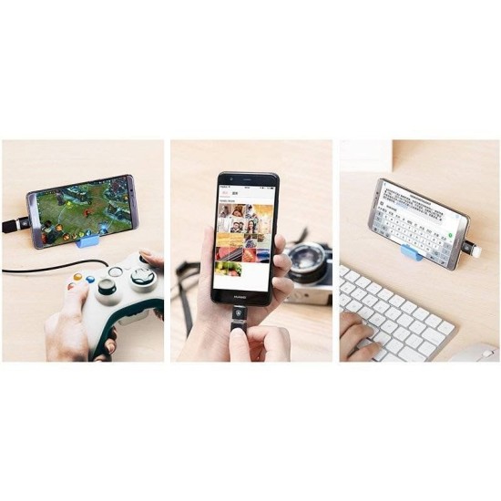 Adaptor Baseus CATOTG-01, USB-A la USB-C, Black Adaptor Baseus CATOTG-01, USB-A la USB-C, Black (Bakr, CATOTG-01) by www.silkase.ro