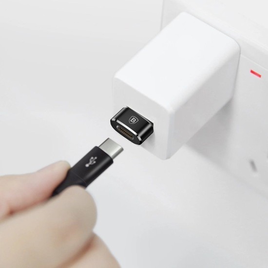 Adaptor Baseus de la USB-C la USB-A, Negru Adaptor Baseus de la USB-C la USB-A, Negru (Bakr, CAAOTG-01) by www.silkase.ro