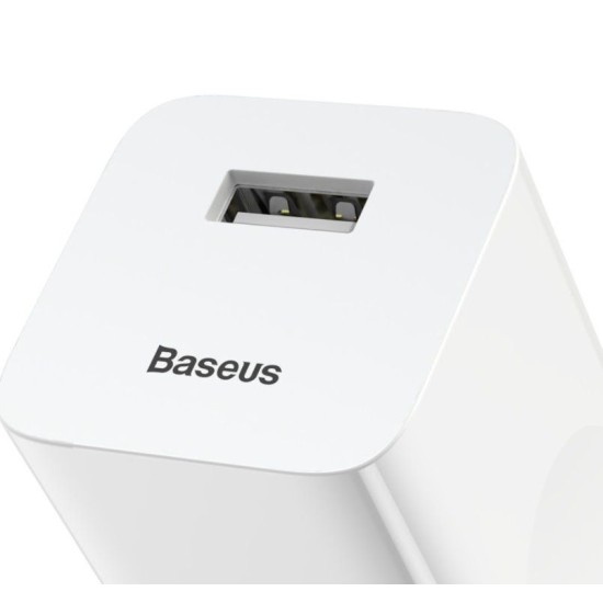 Incarcator Retea Baseus CCALL-BX02 Quick Charger, 24W, USB, White Incarcator Retea Baseus CCALL-BX02 Quick Charger, 24W, USB, White (Încărcătoare Rețea, CCALL-BX02) by www.silkase.ro
