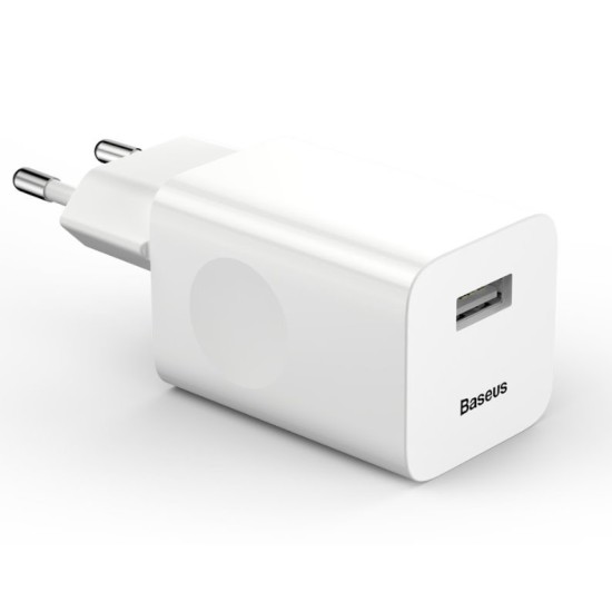Incarcator Retea Baseus CCALL-BX02 Quick Charger, 24W, USB, White Incarcator Retea Baseus CCALL-BX02 Quick Charger, 24W, USB, White (Încărcătoare Rețea, CCALL-BX02) by www.silkase.ro