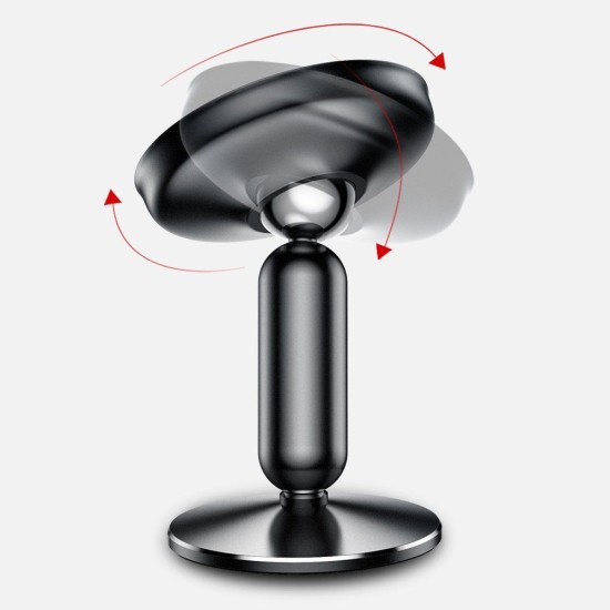 Suport Auto Magnetic Baseus Bullet SUYZD-01, Montare Bord, Negru (Bakr, SUYZD-01) by www.silkase.ro