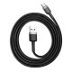 Cablu de Date și Încărcare Baseus Cafule USB-C, 3A, 1m, Grey/Black Cablu de Date și Încărcare Baseus Cafule USB-C, 3A, 1m, Grey/Black (Cabluri Telefon, CATKLF-BG1) by www.silkase.ro