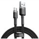 Cablu de Date și Încărcare Baseus Cafule USB-C, 3A, 1m, Grey/Black Cablu de Date și Încărcare Baseus Cafule USB-C, 3A, 1m, Grey/Black (Cabluri Telefon, CATKLF-BG1) by www.silkase.ro