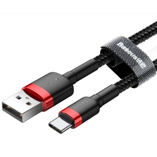 Cablu Date si Incarcare Baseus CATKLF-B91 Cafule USB la USB-C 3A 1m Red/Black Cablu Date si Incarcare Baseus CATKLF-B91 Cafule USB la USB-C 3A 1m Red/Black (Încărcătoare Rețea, CATKLF-B91) by www.silkase.ro
