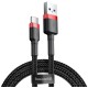 Cablu Date si Incarcare Baseus CATKLF-B91 Cafule USB la USB-C 3A 1m Red/Black Cablu Date si Incarcare Baseus CATKLF-B91 Cafule USB la USB-C 3A 1m Red/Black (Încărcătoare Rețea, CATKLF-B91) by www.silkase.ro