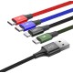 Cablu Baseus Fast 4in1 Lightning, 2x USB-C, MicroUSB, 3.5A, 1.2m, Black Cablu Baseus Fast 4in1 Lightning, 2x USB-C, MicroUSB, 3.5A, 1.2m, Black (Încărcătoare Rețea, CA1T4-B01) by www.silkase.ro