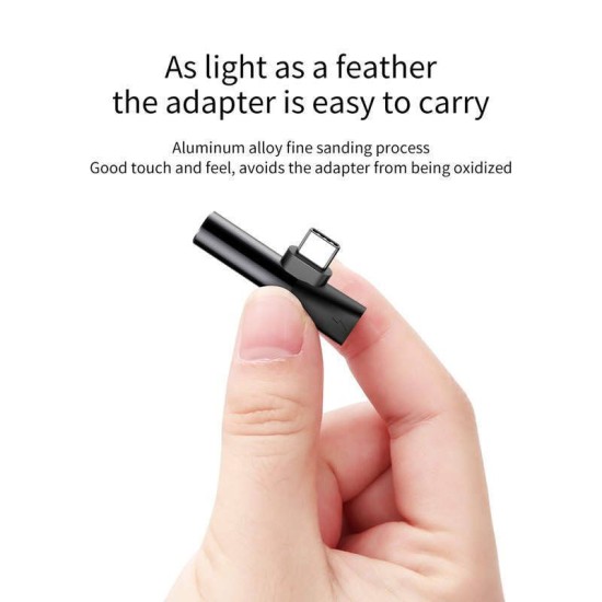 Adaptor Baseus CATL41-01 USB-C la Jack Audio 3.5mm, Negru Adaptor Baseus CATL41-01 USB-C la Jack Audio 3.5mm, Negru (Cabluri Telefon, CATL41-01) by www.silkase.ro