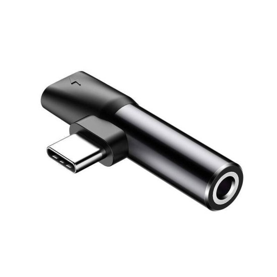 Adaptor Baseus CATL41-01 USB-C la Jack Audio 3.5mm, Negru Adaptor Baseus CATL41-01 USB-C la Jack Audio 3.5mm, Negru (Cabluri Telefon, CATL41-01) by www.silkase.ro