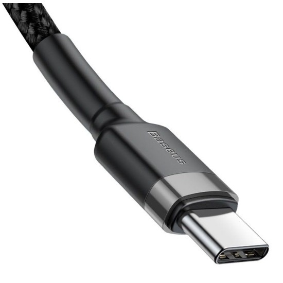 Cablu USB-C Baseus CATKLF-GG1 Cafule 60W 1m Gray/Black Cablu USB-C Baseus CATKLF-GG1 Cafule 60W 1m Gray/Black (Cabluri Telefon, CATKLF-GG1) by www.silkase.ro