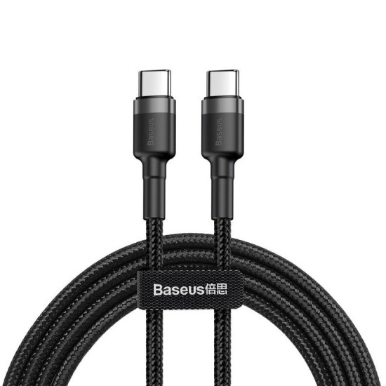 Cablu USB-C Baseus CATKLF-GG1 Cafule 60W 1m Gray/Black Cablu USB-C Baseus CATKLF-GG1 Cafule 60W 1m Gray/Black (Cabluri Telefon, CATKLF-GG1) by www.silkase.ro