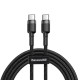 Cablu USB-C Baseus CATKLF-GG1 Cafule 60W 1m Gray/Black Cablu USB-C Baseus CATKLF-GG1 Cafule 60W 1m Gray/Black (Cabluri Telefon, CATKLF-GG1) by www.silkase.ro