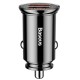 Încărcător Auto Baseus CCALL-YD01 Circular Dual USB QC3.0 30W Black (Bakr, CCALL-YD01) by www.silkase.ro