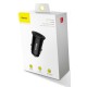 Încărcător Auto Baseus CCALL-YD01 Circular Dual USB QC3.0 30W Black (Bakr, CCALL-YD01) by www.silkase.ro