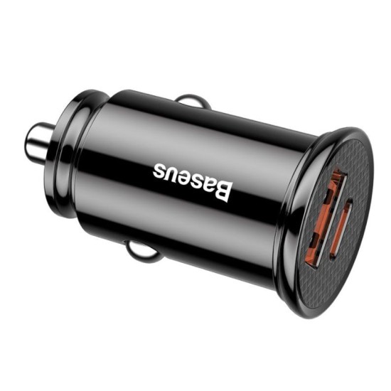 Încărcător Auto Circular Baseus CCALL-YS01, USB + USB-C, 30W, Black Încărcător Auto Circular Baseus CCALL-YS01, USB + USB-C, 30W, Black (Bakr, CCALL-YS01) by www.silkase.ro