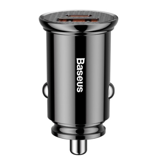 Încărcător Auto Circular Baseus CCALL-YS01, USB + USB-C, 30W, Black Încărcător Auto Circular Baseus CCALL-YS01, USB + USB-C, 30W, Black (Bakr, CCALL-YS01) by www.silkase.ro