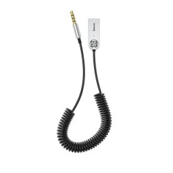 Adaptor Bluetooth 5.0 Baseus CABA01-01 la Jack 3.5mm, Negru