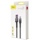 Cablu de Date Baseus CATKLF-PG1 Cafule, Quick Charging USB Double Sided la USB-C, 40W, 1m, Gri/Negru (Cabluri Telefon, CATKLF-PG1) by www.silkase.ro