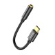 Adaptor Audio Baseus CATL54-01, USB-C (Tata) la Jack 3.5mm (Mama), L54, Negru (Încărcătoare Rețea, CATL54-01) by www.silkase.ro