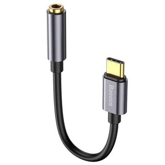 Adaptor Audio Baseus CATL54-0G USB-C Male la 3.5mm Female, L54, Deep Grey Adaptor Audio Baseus CATL54-0G USB-C Male la 3.5mm Female, L54, Deep Grey (Huse Waterproof și Subacvatice, CATL54-0G) by www.silkase.ro