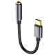 Adaptor Audio Baseus CATL54-0G USB-C Male la 3.5mm Female, L54, Deep Grey Adaptor Audio Baseus CATL54-0G USB-C Male la 3.5mm Female, L54, Deep Grey (Huse Waterproof și Subacvatice, CATL54-0G) by www.silkase.ro