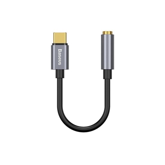 Adaptor Audio Baseus CATL54-0G USB-C Male la 3.5mm Female, L54, Deep Grey Adaptor Audio Baseus CATL54-0G USB-C Male la 3.5mm Female, L54, Deep Grey (Huse Waterproof și Subacvatice, CATL54-0G) by www.silkase.ro