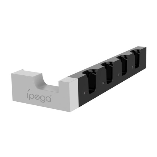 Stație de Încărcare iPega 9186 pentru N-Switch și Joy-Con, Alb/Negru (Bakr, PG-9186WH) by www.silkase.ro
