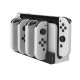 Stație de Încărcare iPega 9186 pentru N-Switch și Joy-Con, Alb/Negru (Bakr, PG-9186WH) by www.silkase.ro