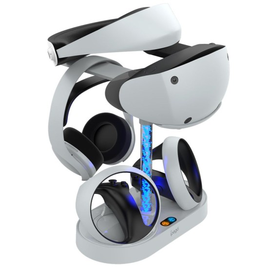 Stand de Încărcare Multifuncțional iPega P5V001 pentru PS VR2 (Bakr, PG-P5V001) by www.silkase.ro