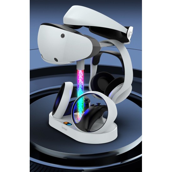 Stand de Încărcare Multifuncțional iPega P5V001 pentru PS VR2 (Bakr, PG-P5V001) by www.silkase.ro