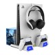 Stand Multifuncțional iPega P5S023 cu Răcire și RGB pentru PS5/Slim/Pro, Alb Stand Multifuncțional iPega P5S023 cu Răcire și RGB pentru PS5/Slim/Pro, Alb (Bakr, PG-P5S023) by www.silkase.ro