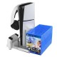 Stand Multifuncțional iPega P5S023 cu Răcire și RGB pentru PS5/Slim/Pro, Alb Stand Multifuncțional iPega P5S023 cu Răcire și RGB pentru PS5/Slim/Pro, Alb (Bakr, PG-P5S023) by www.silkase.ro