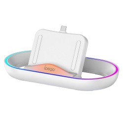 Stație de Încărcare iPega P5P02 cu RGB pentru Playstation Portal Remote Player, Alb