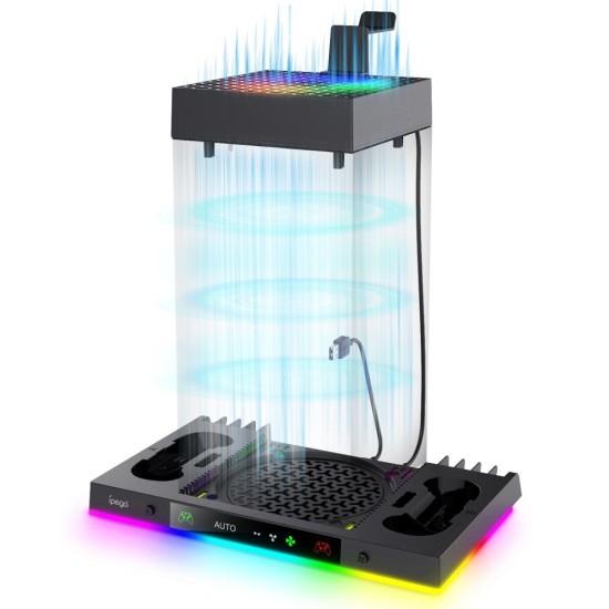 Stand Multifuncțional iPega XBX024S cu Răcire și RGB pentru Xbox (Bakr, PG-XBX024S) by www.silkase.ro