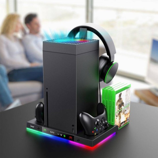 Stand Multifuncțional iPega XBX024S cu Răcire și RGB pentru Xbox (Bakr, PG-XBX024S) by www.silkase.ro