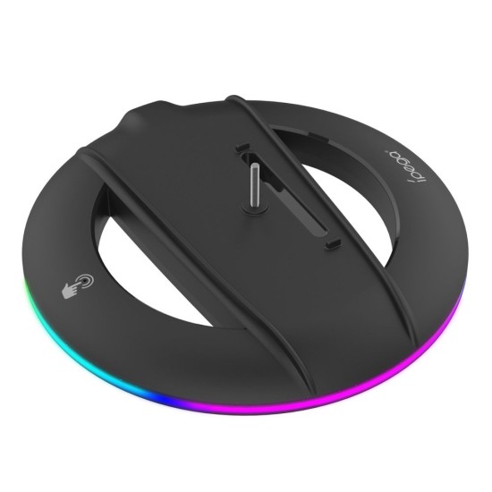 Stand Vertical iPega P5S025SH cu RGB pentru PS5 Slim / PS5 Pro, Negru Stand Vertical iPega P5S025SH cu RGB pentru PS5 Slim / PS5 Pro, Negru (Bakr, PG-P5S025SH) by www.silkase.ro