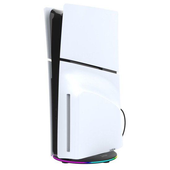 Stand Vertical iPega P5S025SH cu RGB pentru PS5 Slim / PS5 Pro, Negru Stand Vertical iPega P5S025SH cu RGB pentru PS5 Slim / PS5 Pro, Negru (Bakr, PG-P5S025SH) by www.silkase.ro