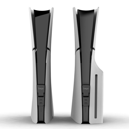 Stație de Încărcare iPega P5S040 pentru Controllere PS5 Slim / PS5 Pro, Neagră (Bakr, PG-P5S040) by www.silkase.ro