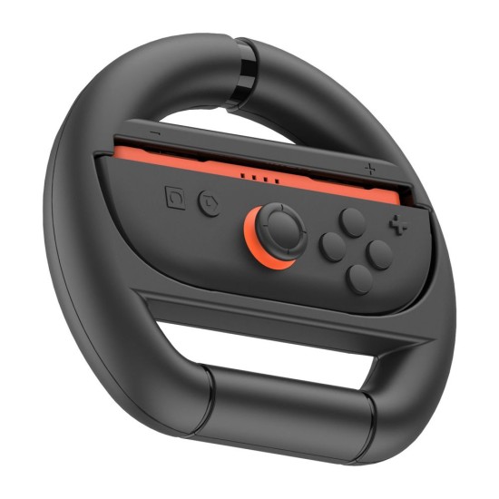 Volan de Curse iPega SW2054 pentru Joy-Con Nintendo Switch 2, Negru (Bakr, PG-SW2054) by www.silkase.ro