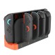 Stație de Încărcare iPega SW2185 pentru Joy-Con Nintendo Switch 2, Neagră (Bakr, PG-SW2185) by www.silkase.ro