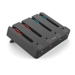 Stație de Încărcare iPega SW2081 pentru Joy-Con Nintendo Switch 1 / 2, Neagră