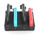 Stație de Încărcare iPega SW2081 pentru Joy-Con Nintendo Switch 1 / 2, Neagră (Bakr, PW-SW2081) by www.silkase.ro