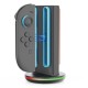 Stație de Încărcare iPega SW2051 cu RGB pentru Joy-Con Nintendo Switch 2, Neagră (Bakr, PG-SW2051) by www.silkase.ro