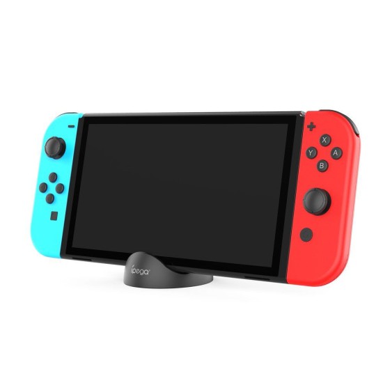 Stație de Încărcare Mini iPega SW2041 pentru Switch Lite / Switch / Switch 2, Negru/Roșu (Bakr, PG-SW2041) by www.silkase.ro
