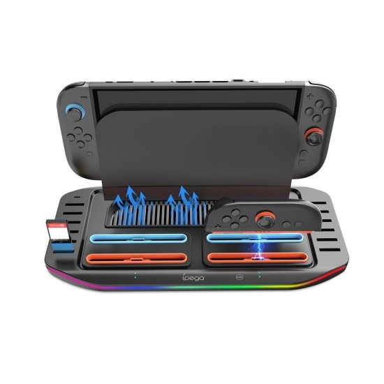 Stand Multifuncțional iPega SW2210 cu Încărcare și RGB pentru Nintendo Switch 2, Negru Stand Multifuncțional iPega SW2210 cu Încărcare și RGB pentru Nintendo Switch 2, Negru (Bakr, PG-SW2210) by www.silkase.ro