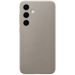 Husa Originala Samsung Vegan Leather Cover pentru Galaxy S24+, Gri (Taupe)