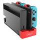 Stație de Încărcare iPega 9186 pentru N-Switch și Joy-Con, Negru/Roșu (Bakr, PG-9186) by www.silkase.ro