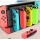Stație de Încărcare iPega 9186 pentru N-Switch și Joy-Con, Negru/Roșu (Bakr, PG-9186) by www.silkase.ro