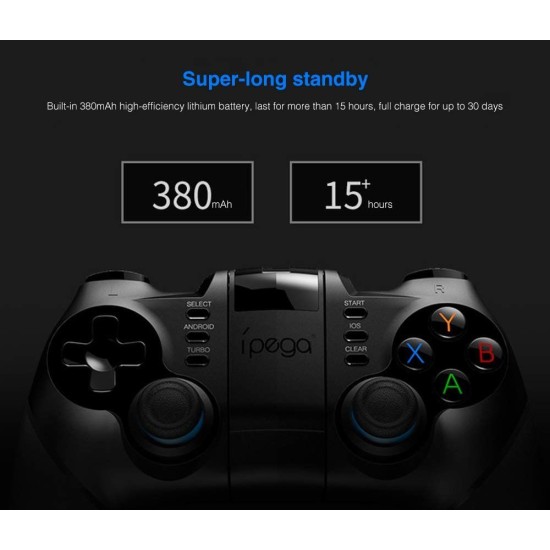 Gamepad Wireless iPega 9156, Bluetooth 2.4GHz, Compatibil Fortnite, Android, iOS, PS3, PC, Android TV, N-Switch Gamepad Wireless iPega 9156, Bluetooth 2.4GHz, Compatibil Fortnite, Android, iOS, PS3, PC, Android TV, N-Switch (Cabluri Telefon, PG-9156) by www.silkase.ro